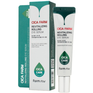 Успокаивающая сыворотка для кожи вокруг глаз Farmstay Cica Farm Revitalizing Rolling Eye Serum 25 мл (8809480773549) надежный