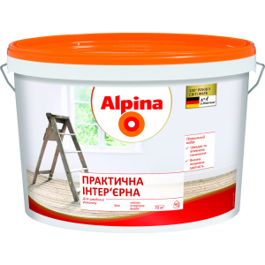 Фарба інтер'єрна Alpina "Практична" 3.5 кг Біла (930244) в Миколаєві