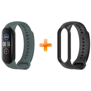 Xiaomi Mi Band 5 MiJobs Dual Color Crow Green/Black (MJ5-DSS019CGB) ТОП в Николаеве