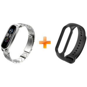 Xiaomi Mi Band 5 MiJobs Metal V-shape Silver (MJ5-VMS004S)