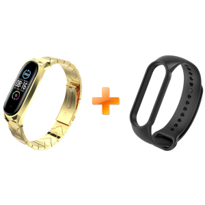 Xiaomi Mi Band 5 MiJobs Metal V-shape Gold (MJ5-VMS005G) ТОП в Николаеве