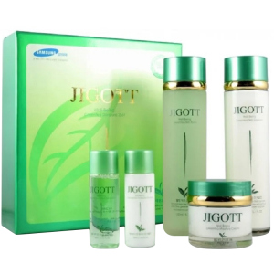 Набір для догляду за обличчям Jigott Well-Being Greentea Skincare 3 Set (8809210039839)