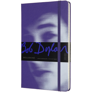 Нотатник Moleskine Bob Dylan 13 х 21 см 240 сторінок у лінійку Фіолетова (8053853600523)