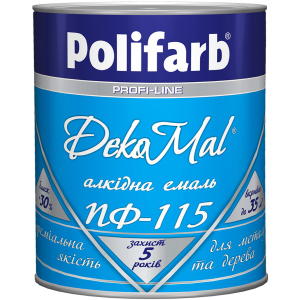 хорошая модель Эмаль Polifarb ПФ-115 DekoMal 2.7 кг Зеленая (PB-112379)