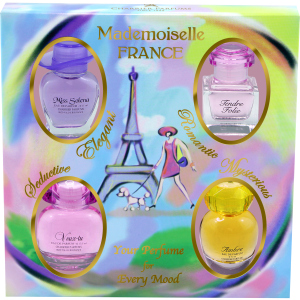 Набір мініатюр парфумерної води Charrier Parfums Mademoiselle France (3442070444112) ТОП в Миколаєві