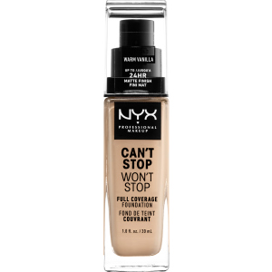 Жидкая тональная основа NYX Professional Makeup Can`t Stop Won`t Stop 24-Hour Foundation 6.3 Warm Vanilla 30 мл (800897181154) ТОП в Николаеве