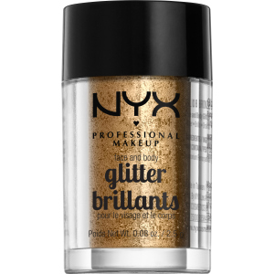 Гліттер NYX Professional Makeup Face & Body Glitter 08 Bronze 2.5 г (800897846800) краща модель в Миколаєві