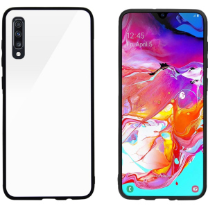 Панель Intaleo Real Glass для Samsung Galaxy A70 White надійний