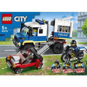 Конструктор LEGO City Police Поліцейська машина для перевезення ув'язнених 244 деталі (60276) ТОП в Миколаєві