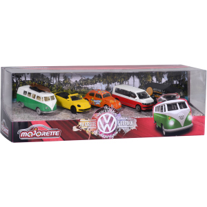 Набір машинок металевих Majorette Volkswagen 7.5 см 5 шт (2057615) (3467452030363) в Миколаєві