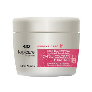 Маска защитная для окрашенных волос Lisap Top Care Repair Chroma Care Protective mask 250 мл (1800070000011) в Николаеве