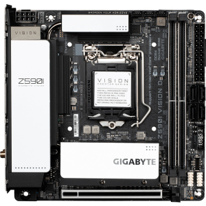 Материнская плата Gigabyte Z590I Vision D (s1200, Intel Z590, PCI-Ex16) в Николаеве