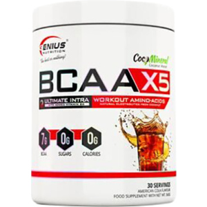 Аминокислота Genius Nutrition BCAA-X5 360 г Кола (5402869110015) в Николаеве