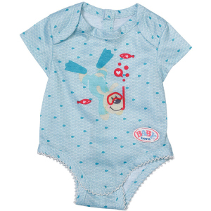 хорошая модель Одежда для куклы Baby Born Боди S2 Голубое (830130-2)