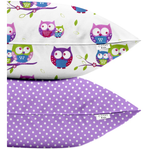 хорошая модель Набор наволочек Cosas Set Pillow Owls Dots Fio 50х70 2 шт (4822052023457)