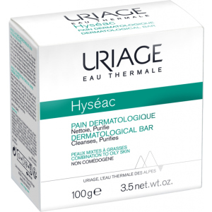 Дерматологическое мыло Uriage Hyseac Dermatological Bar "Без мыла" 100 г (3661434004568) в Николаеве