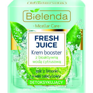 Крем-бустер Bielenda Fresh Juice Детоксифікуючий з біоактивною цитрусовою водою 50 мл (5902169035983) в Миколаєві