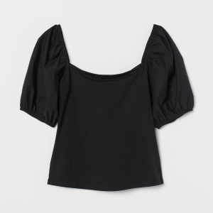 Топ H&M 060818031_black S Чорний (6666000134639) краща модель в Миколаєві