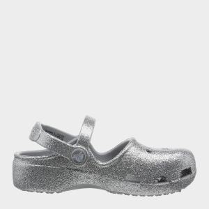 Кроки Crocs Girl's Karin Sparkle Clog 202884-040-C4 19-20 Сірі (6447194822720)