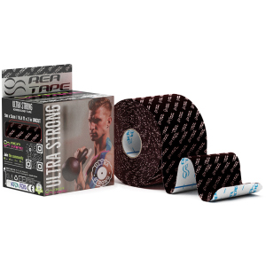 Кинезиологический тейп REA TAPE Ultra Strong 5 см 5 м Черный (REA-Ultra-bla) ТОП в Николаеве