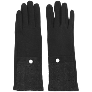 Женские перчатки на плюше Sergio Torri 7-002/1 6-7.5 Черные (2000000012742) в Николаеве