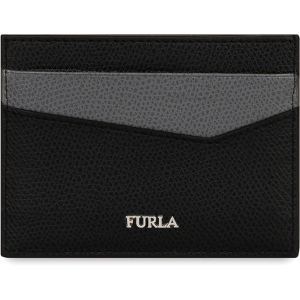 Візитниця шкіряна Furla Marte S Credit Card Case 976806 Чорна (800070041084) краща модель в Миколаєві