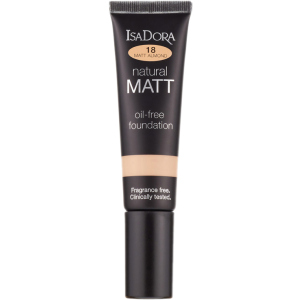 Тональная основа Isadora Natural Matt oil-free foundation 18 matt almond 35 мл (7317852142189)