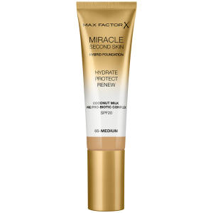 Тональная основа Max Factor Miracle Second Skin №05 Medium 30 мл (3614229764833) в Николаеве