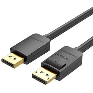 Кабель Vention DisplayPort v1.2 1 м Black (HACBF) ТОП в Николаеве