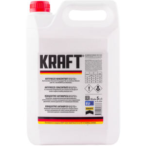 Антифриз Kraft G12/12+ Red концентрат для системы охлаждения 5 л (KF104) ТОП в Николаеве