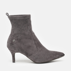 Ботильйони XTI Microfiber Ladies Ankle Boots 35104 40 25 см Сірі (8434739563413) в Миколаєві