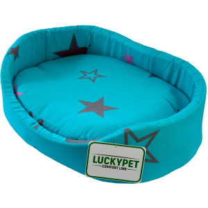 Лежак для собак і кішок Lucky pet №6 Макс 54x76x15 см Бірюзовий (4820224212180) в Миколаєві