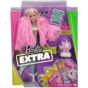 Лялька Barbie Екстра в рожевій пухнастій шубці (GRN28) (0887961908480) в Миколаєві