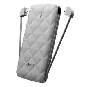 УМБ iWALK Duo 3000mAh Silver (UBO3000-SL) ТОП в Николаеве