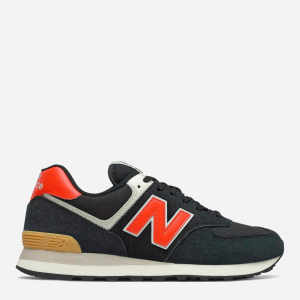 Кросівки New Balance 574 ML574ML2 40.5 (8) 26 см Чорні з оранжевим (195173180403) краща модель в Миколаєві