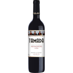 Вино Ахашени Tamada красное полусладкое 0.75 л 11 - 14.5% (4860004070067) ТОП в Николаеве