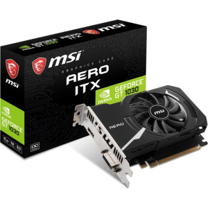 Відеокарта MSI GeForce GT1030 2048MB AERO ITX OC (GT 1030 AERO ITX 2GD4 OC) надійний