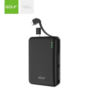 Портативная Универсальная батарея Power bank GOLF G73 10000mAh Черный ТОП в Николаеве