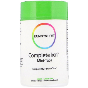 Витамины Rainbow Light Железо Complete Iron 60 мини таблеток (21888200610) лучшая модель в Николаеве