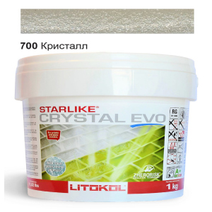 Эпоксидная затирка Litokol Starlike EVO Crystal 700 Кристалл (Хамелеон) 1кг ТОП в Николаеве