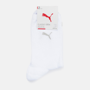 Носки Puma Women Sock 2P 90795702 35/38 2 пары White (8720245031622) ТОП в Николаеве