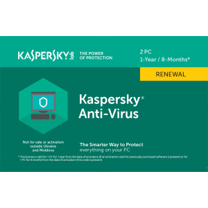 Kaspersky Anti-Virus 2020 продовження ліцензії на 1 рік для 2 ПК (скретч-картка) ТОП в Миколаєві
