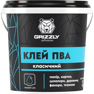 Клей ПВА Класичний Grizzly 10 кг (4823048028395) ТОП в Миколаєві