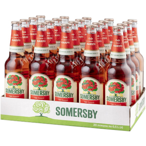 Упаковка сидру Somersby Кавун 4.7% 0.5 л х 20 шт. (4820000458405)