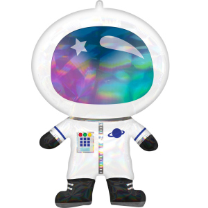 Кулька повітряна Amscan Iridescent Astronaut P40 (4119601) краща модель в Миколаєві