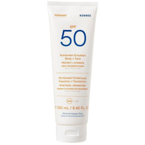 Cолнцезащитная эмульсия для лица и тела Korres SPF50 250 мл (5203069098291) ТОП в Николаеве