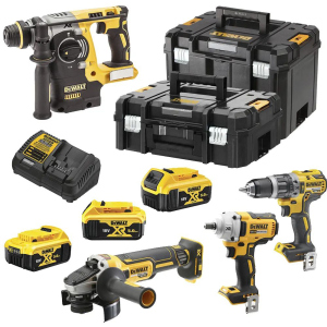 Набір із чотирьох акумуляторних безщіткових інструментів DeWalt DCK428P3T ТОП в Миколаєві