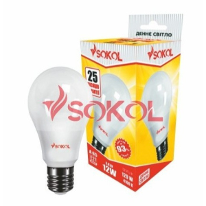 Набор 10 шт. LED лампа SOKOL A65 12.0W 220В E27 4100К лучшая модель в Николаеве