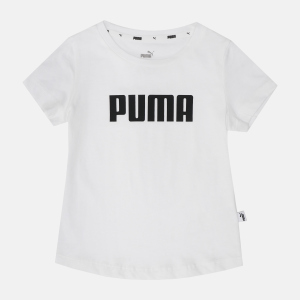 Футболка дитяча Puma Girls Ess Tee 85497201 110 см White (4059507732521) в Миколаєві