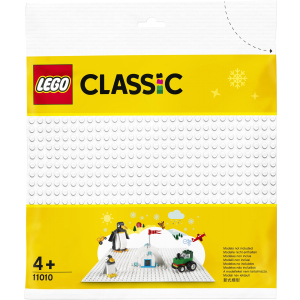 Конструктор LEGO Classic Біла базова пластина 1 деталь (11010) краща модель в Миколаєві